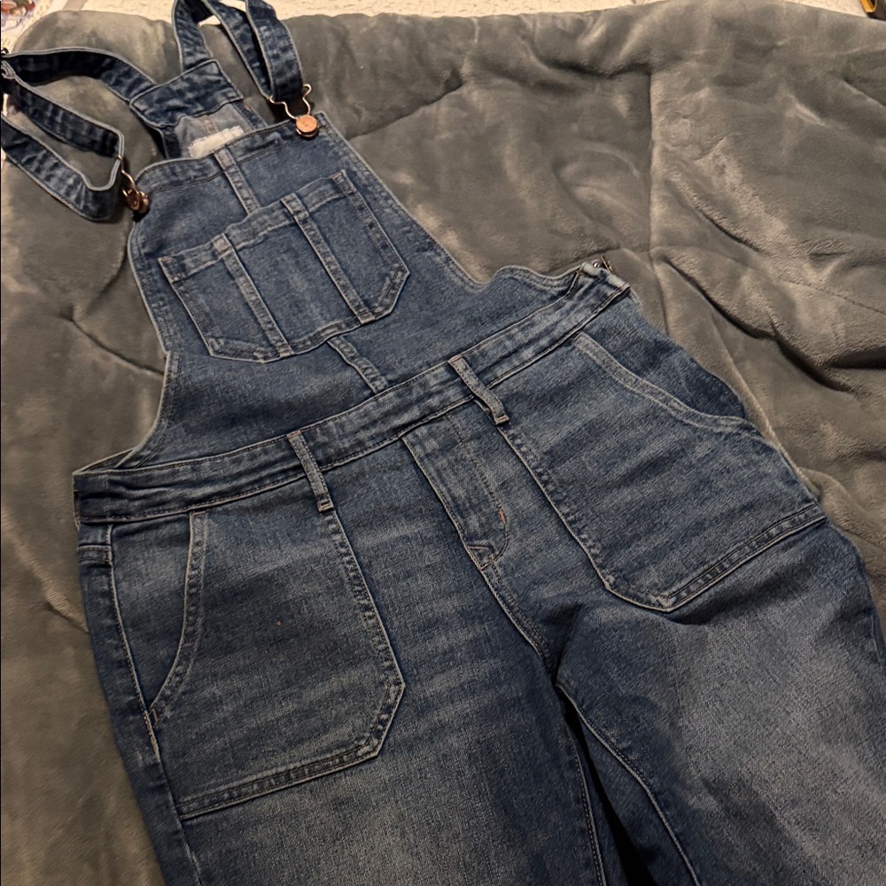Old Navy Blue Denim Women Jeans Overalls
